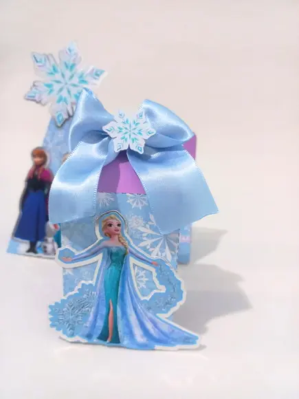 Kit com 10 Caixinhas Personalizadas Frozen