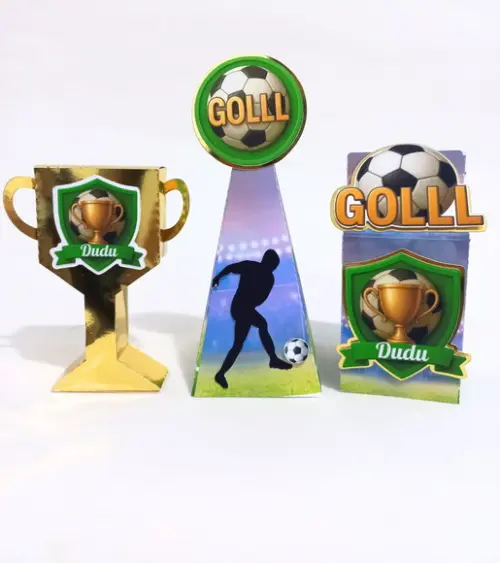 Kit Lembrancinhas Personalizadas Futebol - 10 Unidades