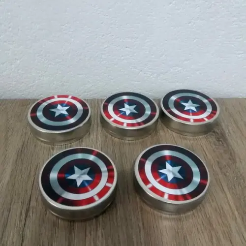 15 Latinhas Mint To Be Escudo Capitão América