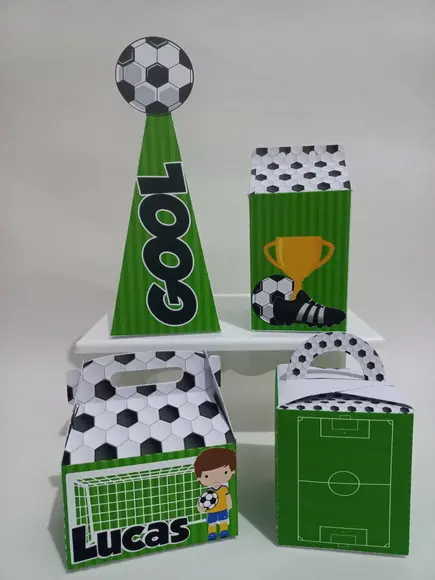10 Unidades Kit Personalizado Futebol - Fast