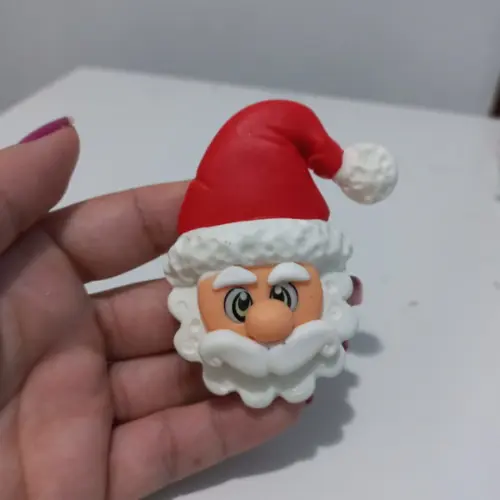 10 Unidades Aplique Papai Noel Biscuit