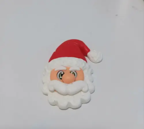 05 Unidades Aplique Papai Noel Biscuit
