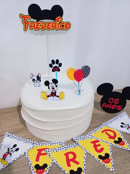 Kit Aniversario Pet Mickey