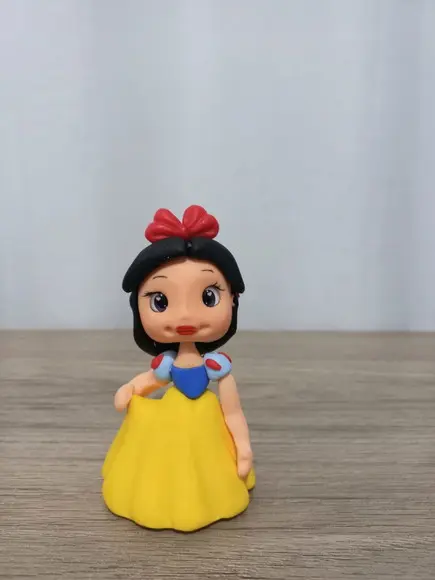 05 Unidades Aplique Branca de Neve em Biscuit