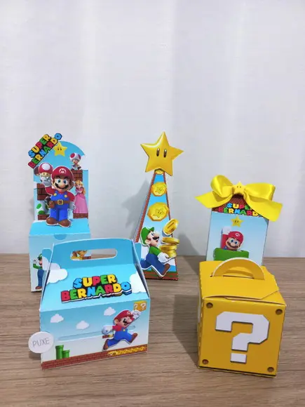 Kit Personalizados Super Mario - 20 Itens