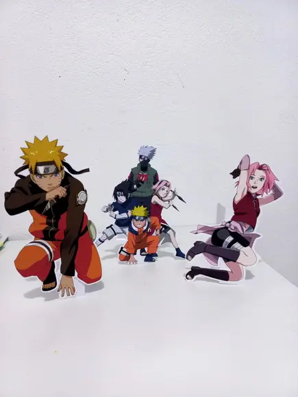 03 Unidades Display de Mesa Naruto