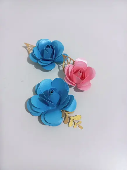 Flores em Papel Perolizado