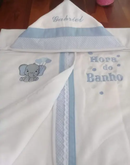 Toalha Luxo de Capuz Personalizada