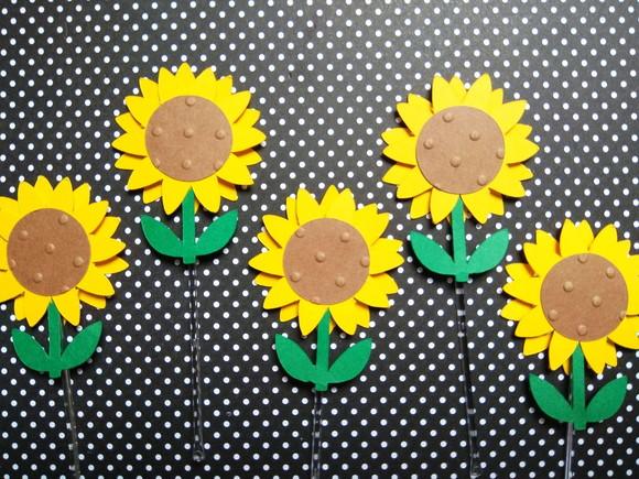 Topper para docinhos - Girassol