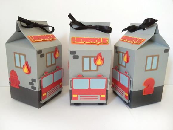 Caixa Milk - Bombeiros