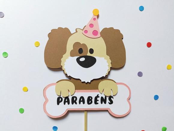 Topo de Bolo - Cachorrinha