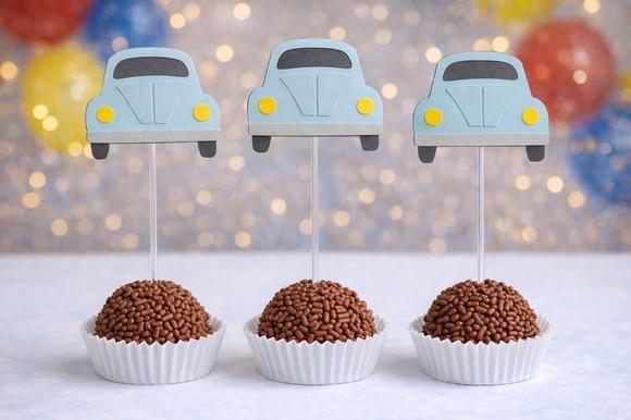 Topper para Docinhos - Fusca