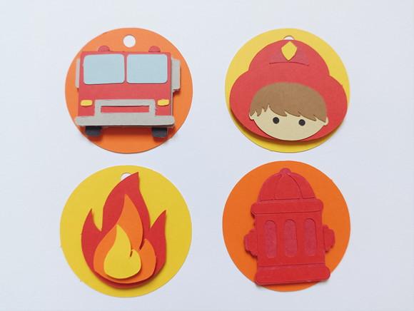 Aplique Tag - Bombeiros
