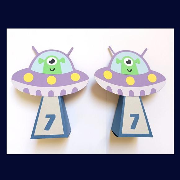Caixa Cone Et - Festa Astronauta