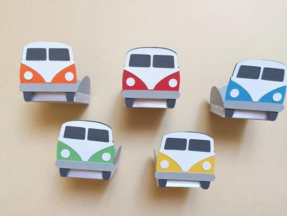 Forminha para docinhos Kombi