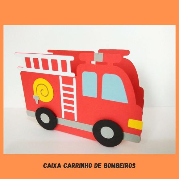 Caixinha Caminhão de Bombeiro