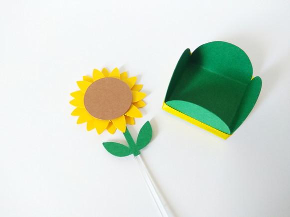 Forminha de doces + topper - Girassol