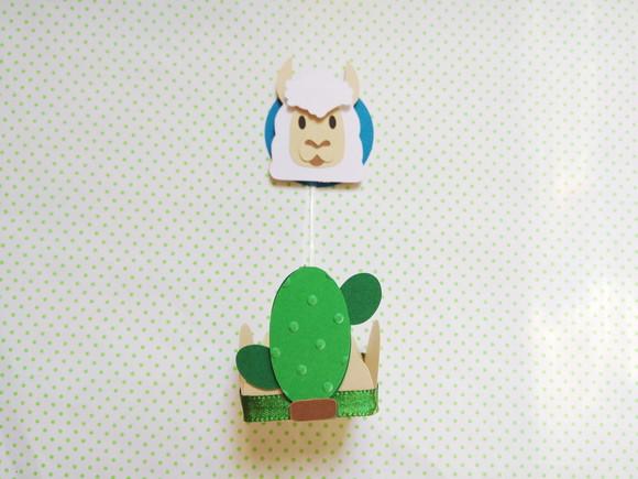 Forminha + Topper - Lhamas e cactos