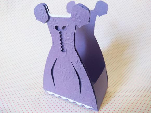 Caixa vestido - Rapunzel