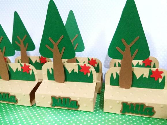Porta chocolate - Floresta