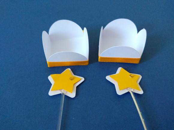 Forminha + topper - Estrela