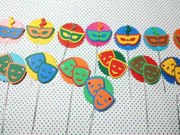 Topper para docinhos - Carnaval 02