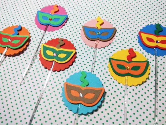 Topper para docinhos - Carnaval