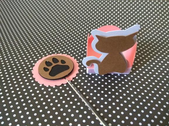 Forminha + topper - gato 1