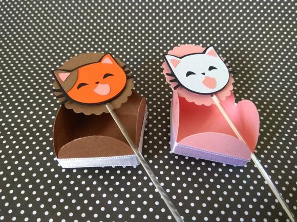 Forminha + topper - gato 3