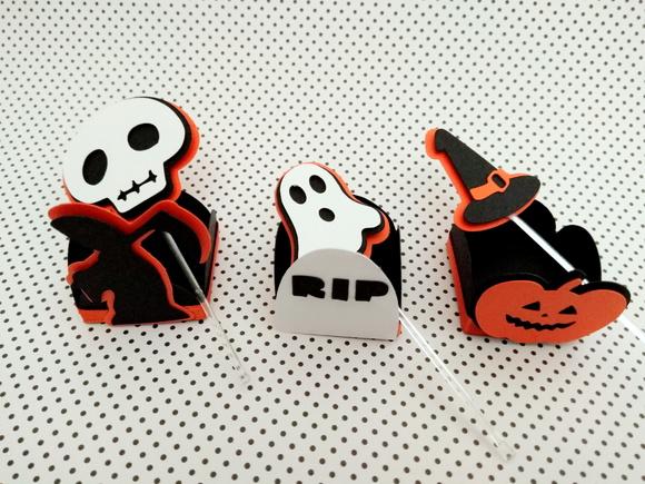 Forminha + topper - Halloween