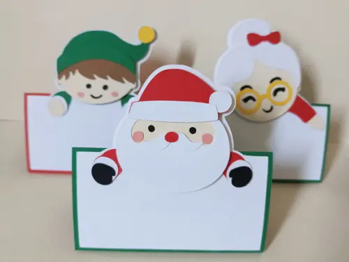 Plaquinhas para Comida - Natal
