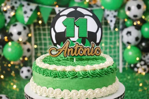 Topo de Bolo - Futebol