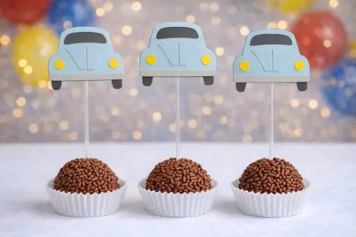 Topper para Docinhos - Fusca