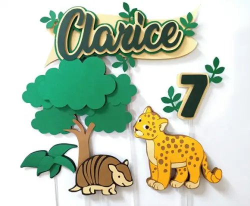 Topo de Bolo - Fauna Brasileira