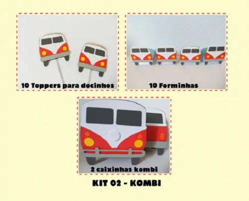 Kit 02 - Festa Kombi