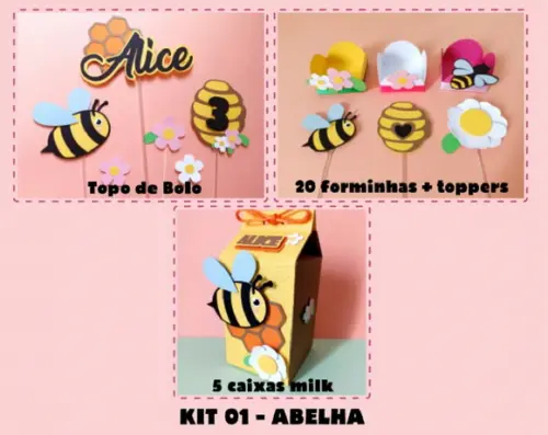 Kit Festa 1 - Festa Abelha