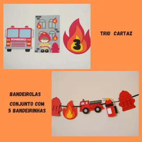 Kit Festa 03 - Festa Bombeiros