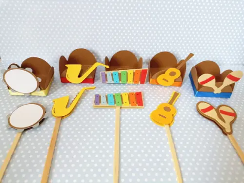 Forminha + Toppers Instrumentos Musicais