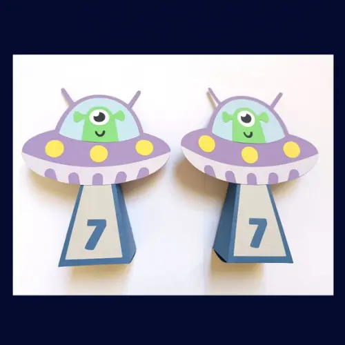 Caixa Cone Et - Festa Astronauta