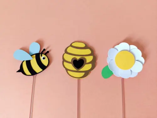 Topper para Docinhos - Abelhinha