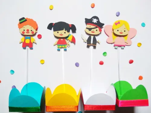 Forminha + topper - Carnaval