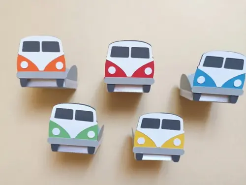Forminha para docinhos Kombi