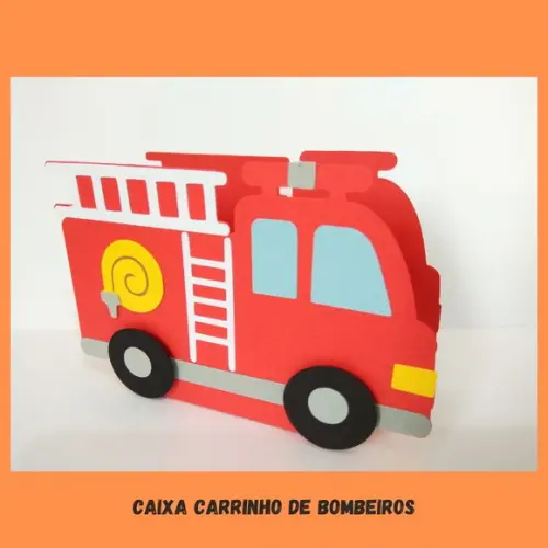 Caixinha Caminhão de Bombeiro