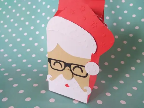 Caixa milk Natal - Papai noel