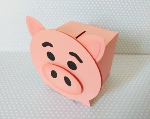 Caixa cofrinho porquinho