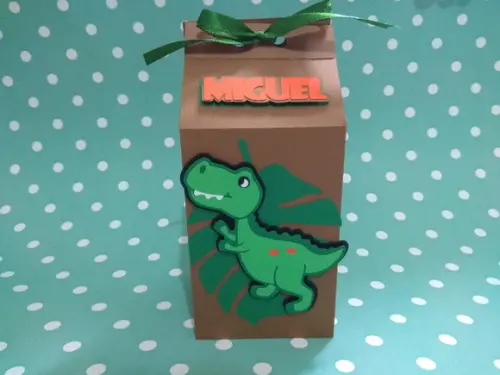 Caixa Milk - Dinossauro T-Rex