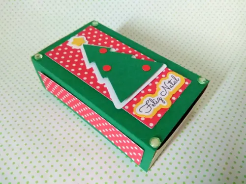 Caixinha para chocolate - Natal