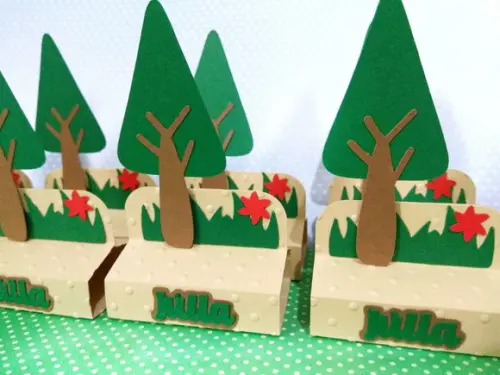 Porta chocolate - Floresta