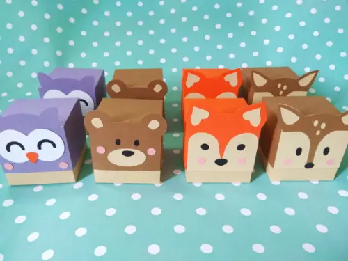 Caixinha - Animais do bosque