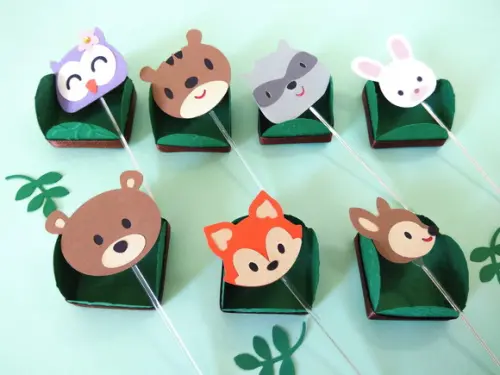 Forminha + Topper - Animais do Bosque